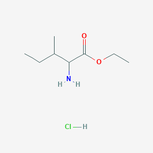 molecular formula C8H18ClNO2 B2797276 Ethyl 2-amino-3-methylpentanoate hydrochloride CAS No. 2131830-47-0; 315700-65-3