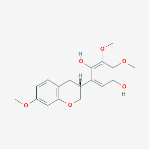 molecular formula C18H20O6 B2797323 Colutehydroquinone CAS No. 181311-16-0