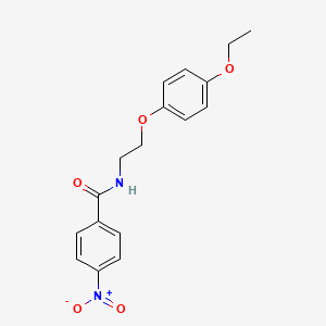 N-[2-(4-ethoxyphenoxy)ethyl]-4-nitrobenzamide