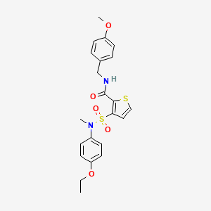 3-[(4-ethoxyphenyl)(methyl)sulfamoyl]-N-(4-methoxybenzyl)thiophene-2-carboxamide