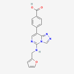 molecular formula C17H13N5O3 B2797332 Eed226-cooh CAS No. 2467965-71-3