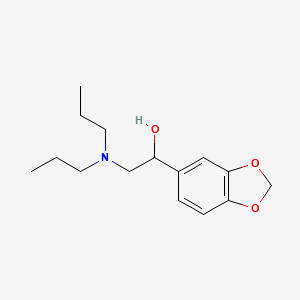 molecular formula C15H23NO3 B2797353 1-(2H-1,3-benzodioxol-5-yl)-2-(dipropylamino)ethan-1-ol CAS No. 92727-36-1