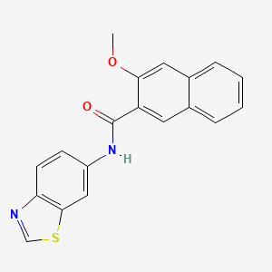 N-(benzo[d]thiazol-6-yl)-3-methoxy-2-naphthamide