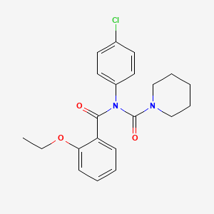 B2797378 N-(4-chlorophenyl)-N-(2-ethoxybenzoyl)piperidine-1-carboxamide CAS No. 941958-34-5