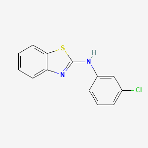 N-(3-chlorophenyl)-1,3-benzothiazol-2-amine