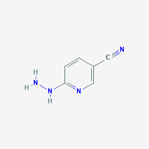 molecular formula C6H6N4 B027974 6-Hydrazinylnicotinonitrile CAS No. 104408-24-4