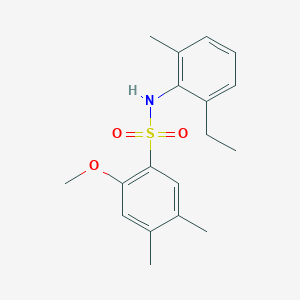 N-(2-Ethyl-6-methylphenyl)-2-methoxy-4,5-dimethylbenzenesulfonamide