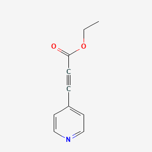 molecular formula C10H9NO2 B2797412 Ethyl 3-(4-Pyridyl)propiolate CAS No. 6631-37-4; 66869-71-4