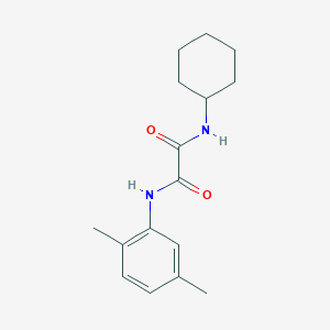 molecular formula C16H22N2O2 B2797472 N-環己基-N'-(2,5-二甲基苯基)氧代甲酰胺 CAS No. 898360-95-7