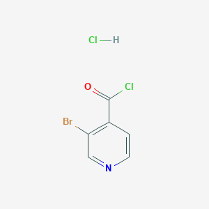 molecular formula C6H4BrCl2NO B2797476 3-溴吡啶-4-甲酰氯盐酸盐 CAS No. 1909309-00-7