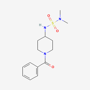 1-Benzoyl-4-(dimethylsulfamoylamino)piperidine