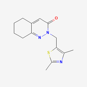 2-[(2,4-Dimethyl-1,3-thiazol-5-yl)methyl]-2,3,5,6,7,8-hexahydrocinnolin-3-one