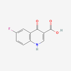 molecular formula C10H6FNO3 B2797604 6-Fluoro-4-hydroxyquinoline-3-carboxylic acid CAS No. 117685-48-0; 343-10-2