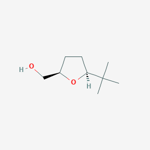 molecular formula C9H18O2 B2797633 [(2R,5S)-5-Tert-butyloxolan-2-yl]methanol CAS No. 69914-66-5