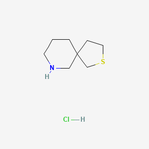 molecular formula C8H16ClNS B2797634 2-Thia-7-azaspiro[4.5]decane hydrochloride CAS No. 1909325-47-8