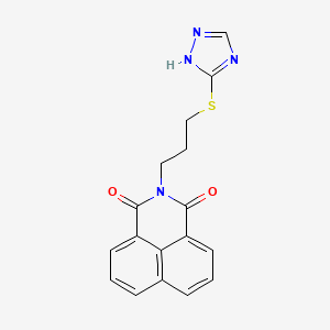 2-[3-(1H-1,2,4-triazol-5-ylthio)propyl]benzo[de]isoquinoline-1,3-dione