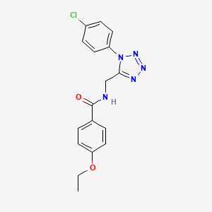 N-((1-(4-chlorophenyl)-1H-tetrazol-5-yl)methyl)-4-ethoxybenzamide