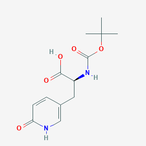 molecular formula C13H18N2O5 B2797669 (S)-N-alpha-t-Butyloxycarbonyl-3-(2-hydroxy-pyridine-5-yl)-alanine CAS No. 1241681-87-7