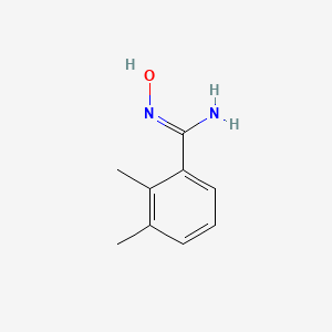 molecular formula C9H12N2O B2797672 N'-hydroxy-2,3-dimethylbenzenecarboximidamide CAS No. 872362-62-4