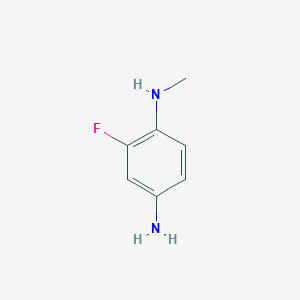 molecular formula C7H9FN2 B2797673 2-氟-1-N-甲基苯基-1,4-二胺 CAS No. 1092298-50-4