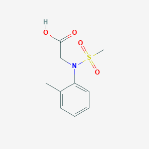 N-(2-methylphenyl)-N-(methylsulfonyl)glycine