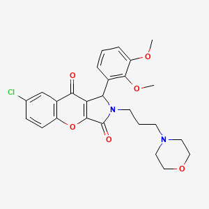 7-Chloro-1-(2,3-dimethoxyphenyl)-2-(3-morpholinopropyl)-1,2-dihydrochromeno[2,3-c]pyrrole-3,9-dione