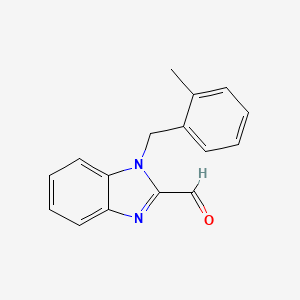 1-[(2-Methylphenyl)methyl]benzimidazole-2-carbaldehyde