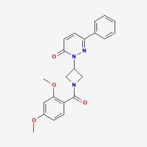 2-[1-(2,4-Dimethoxybenzoyl)azetidin-3-yl]-6-phenylpyridazin-3-one
