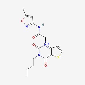 2-{3-butyl-2,4-dioxo-1H,2H,3H,4H-thieno[3,2-d]pyrimidin-1-yl}-N-(5-methyl-1,2-oxazol-3-yl)acetamide