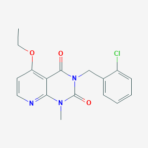 3-(2-chlorobenzyl)-5-ethoxy-1-methylpyrido[2,3-d]pyrimidine-2,4(1H,3H)-dione