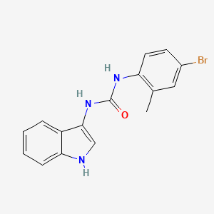 molecular formula C16H14BrN3O B2797740 1-(4-bromo-2-methylphenyl)-3-(1H-indol-3-yl)urea CAS No. 899990-13-7
