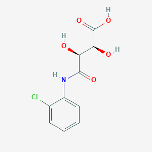 molecular formula C10H10ClNO5 B2797772 (2S,3S)-3-[(2-chlorophenyl)carbamoyl]-2,3-dihydroxypropanoic acid CAS No. 17447-41-5