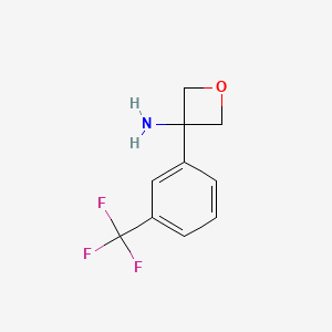 3-(3-(Trifluoromethyl)phenyl)oxetan-3-amine
