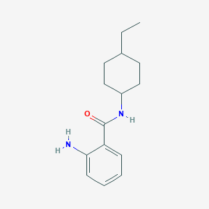 molecular formula C15H22N2O B2797787 2-氨基-N-(4-乙基环己基)苯甲酰胺 CAS No. 915923-16-9