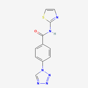 4-(1H-tetrazol-1-yl)-N-(thiazol-2-yl)benzamide