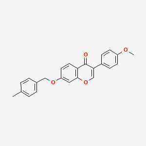 molecular formula C24H20O4 B2797808 3-(4-甲氧基苯基)-7-[(4-甲基苯基)甲氧基]香豆素-4-酮 CAS No. 858767-08-5