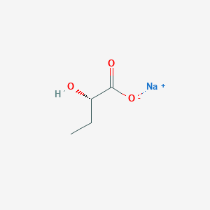molecular formula C4H7NaO3 B2797814 (S)-2-Hydroxybutyric acid sodium salt CAS No. 1629168-61-1; 19054-57-0