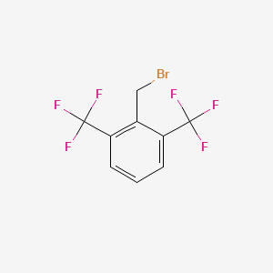 molecular formula C9H5BrF6 B2797820 2,6-Bis(trifluoromethyl)benzyl bromide CAS No. 862374-11-6