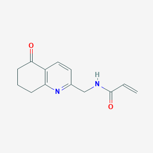 N-[(5-Oxo-7,8-dihydro-6H-quinolin-2-yl)methyl]prop-2-enamide