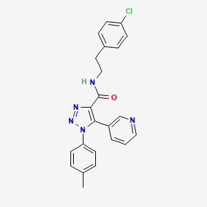 3-[3-(2-Ethyl-1,3-thiazol-4-yl)phenyl]-5-(4-methoxyphenyl)-1,2,4-oxadiazole