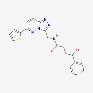 4-oxo-4-phenyl-N-((6-(thiophen-2-yl)-[1,2,4]triazolo[4,3-b]pyridazin-3-yl)methyl)butanamide