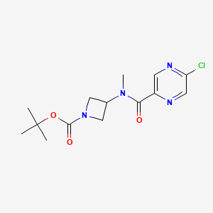 Tert-butyl 3-[(5-chloropyrazine-2-carbonyl)-methylamino]azetidine-1-carboxylate