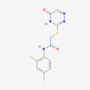 N-(2,4-dimethylphenyl)-2-((5-oxo-4,5-dihydro-1,2,4-triazin-3-yl)thio)acetamide