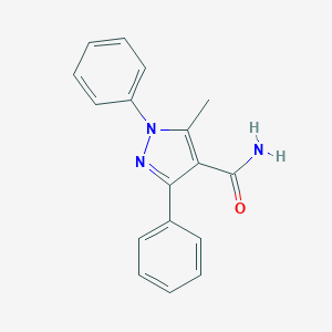 5-methyl-1,3-diphenyl-1H-pyrazole-4-carboxamide