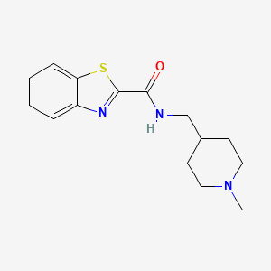 N-((1-methylpiperidin-4-yl)methyl)benzo[d]thiazole-2-carboxamide