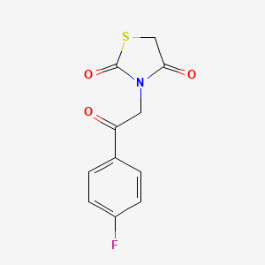 3-[2-(4-Fluorophenyl)-2-oxoethyl]-1,3-thiazolidine-2,4-dione