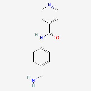 N-[4-(aminomethyl)phenyl]pyridine-4-carboxamide