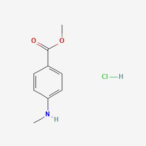molecular formula C9H12ClNO2 B2797994 Methyl 4-(methylamino)benzoate hydrochloride CAS No. 2172586-36-4