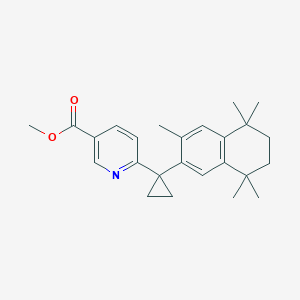 B027980 6-[(3,5,5,8,8-Pentamethyl-5,6,7,8-tetrahydronaphthalen-2-YL)cyclopropyl]nicotinic acid methyl ester CAS No. 153559-50-3