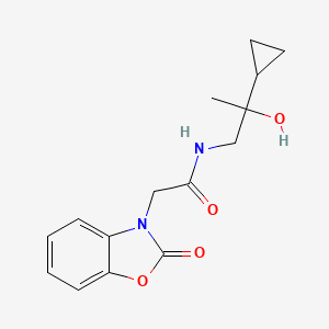 N-(2-cyclopropyl-2-hydroxypropyl)-2-(2-oxobenzo[d]oxazol-3(2H)-yl)acetamide